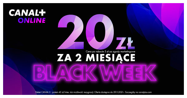 canal+ online promocja black week