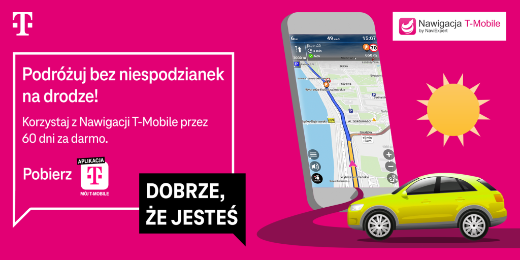 nawigacja t-mobile mapy polski promocja 60 dni za darmo