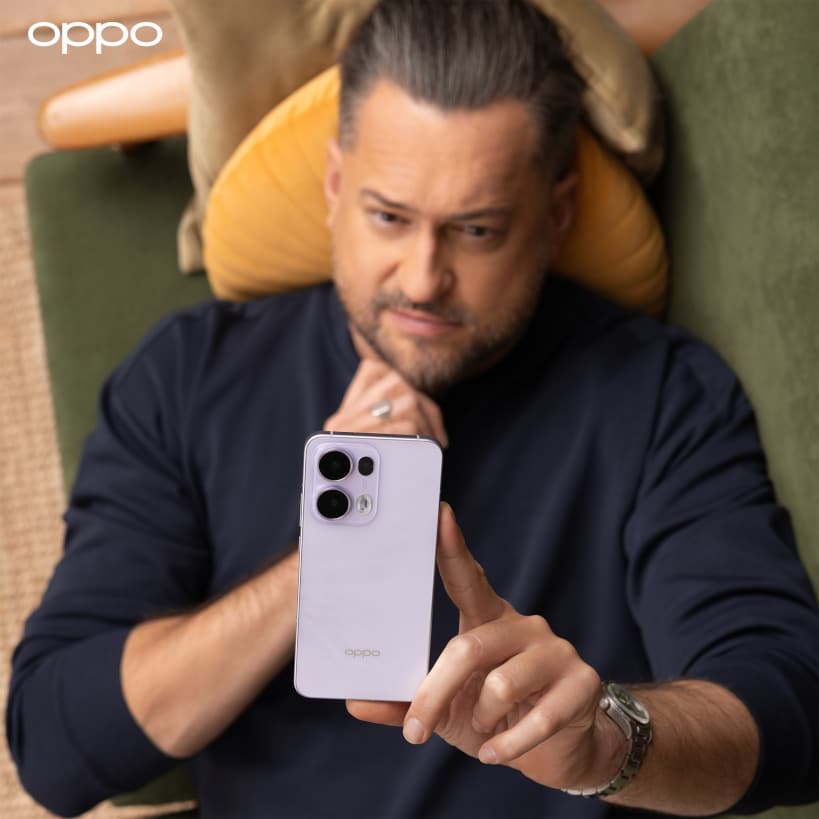 celebryta prokop z tvn reklamuje serie oppo reno13 2025