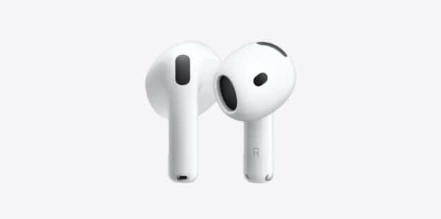 bezprzewodowe słuchawki apple air pods5 białe para new 2026